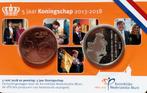 Coincard 5 jaar Koningschap, Ophalen of Verzenden, Nederland, Munten