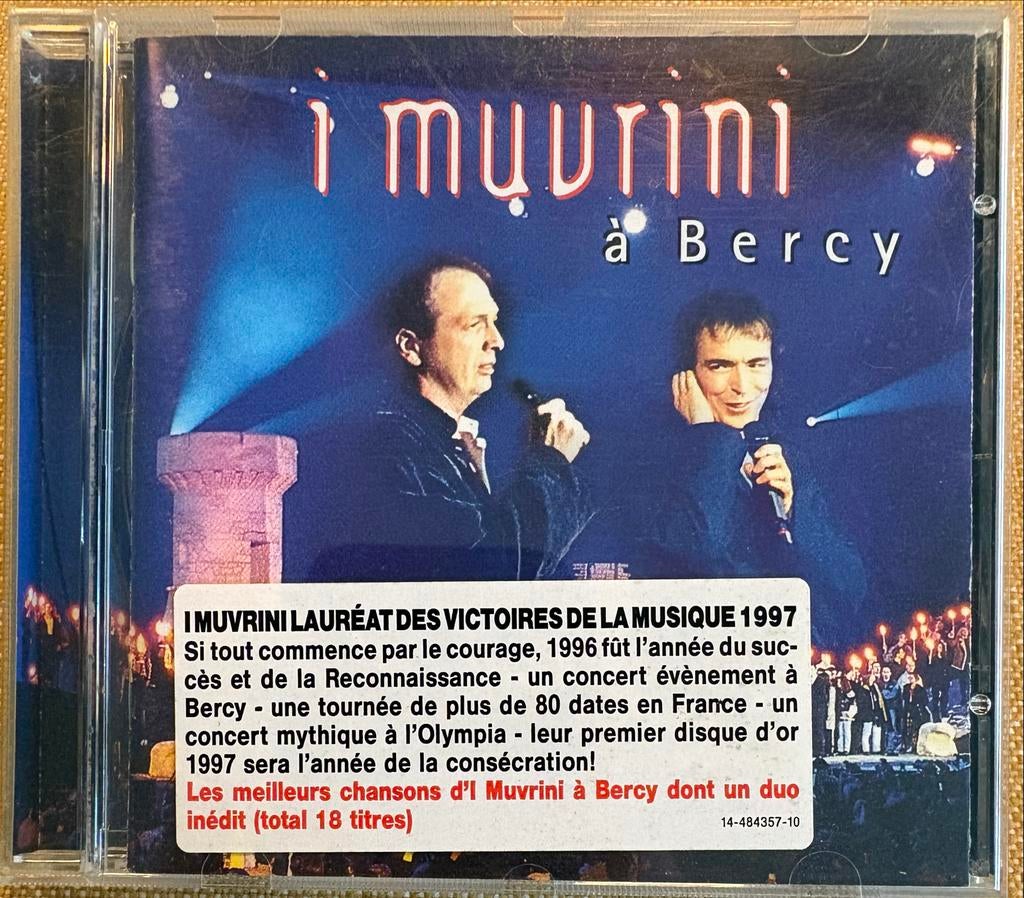 I Muvrini à Bercy CD - Goede Staat, Cd's en Dvd's, Ophalen of Verzenden, Zo goed als nieuw