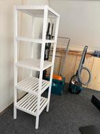 Witte Stellingkast met 5 Planken, Ophalen, (Half)hoge kast, Minder dan 50 cm, 100 tot 150 cm