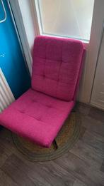 Leuke roze draai stoel draai fauteuils met wasbare hoes, Huis en Inrichting, Fauteuils, Ophalen, 75 tot 100 cm, Zo goed als nieuw