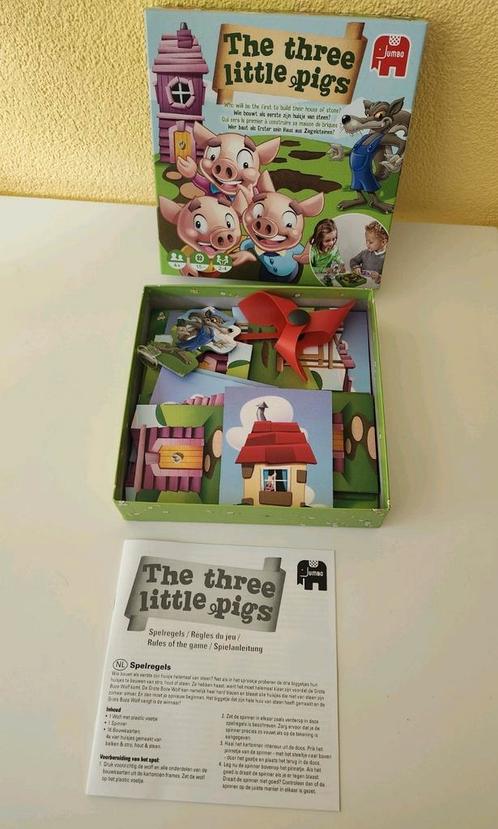The three little pigs - ZGAN, Hobby en Vrije tijd, Gezelschapsspellen | Overige, Zo goed als nieuw, Een of twee spelers, Drie of vier spelers