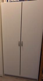 Witte kledingkast met dubbele deuren, Ophalen of Verzenden, 50 tot 75 cm, 50 tot 100 cm, 150 tot 200 cm