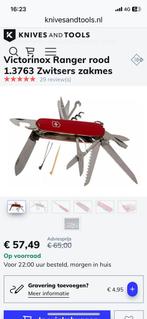 Victorinox Ranger rood Zwitsers zakmes, Verzenden, Zo goed als nieuw