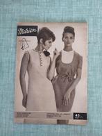 Vintage Marion Knipmode Augustus 1963 + Raderblad, Marion, Utrecht, Uitgeverij Eska N.V., Vrouw