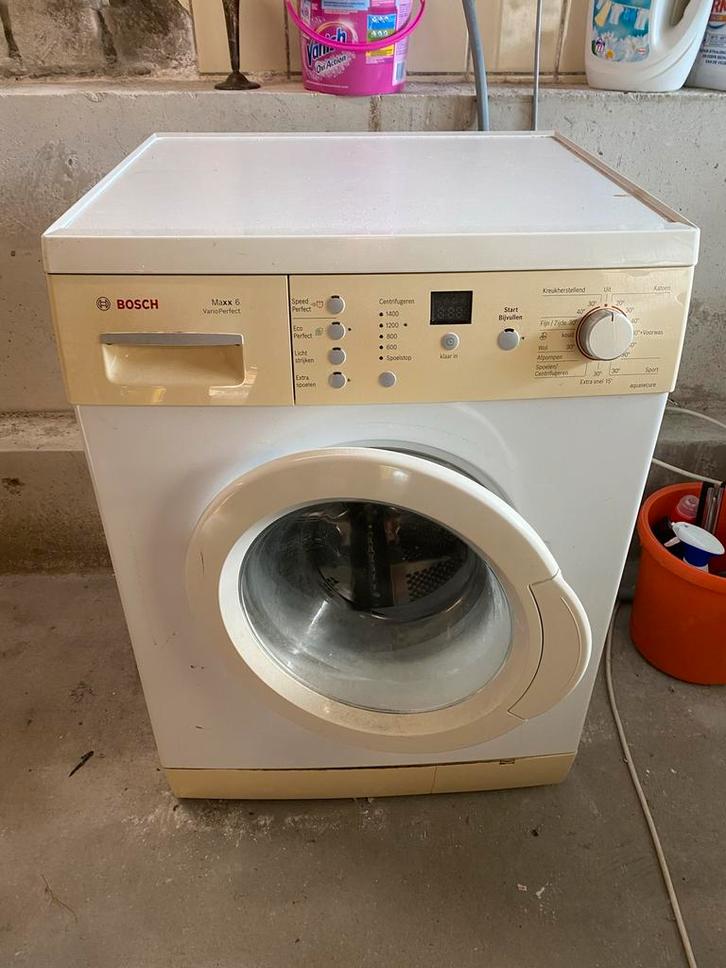 Bosch Maxx 6 Wasmachine - Voorlader, Witgoed en Apparatuur, Wasmachines, Gebruikt, Voorlader, 4 tot 6 kg, 85 tot 90 cm, 1200 tot 1600 toeren