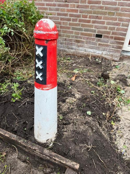 Amsterdammertje, Tuin en Terras, Palen, Balken en Planken, Gebruikt, Palen, Minder dan 180 cm, Ophalen