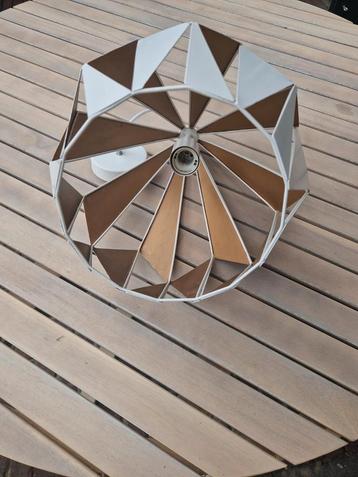 Metalen Hanglamp wit goud E27 beschikbaar voor biedingen