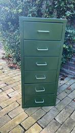 Metalen ikea ladenkastje, Huis en Inrichting, Ophalen, Minder dan 50 cm, Gebruikt, 5 laden of meer