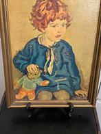 Jan Sluyters “jongetje met beer” repro druk, Ophalen of Verzenden