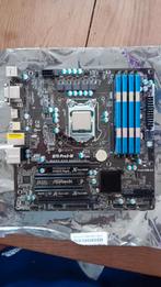 Asrock B75 Pro3-M + i7 3770K + 8GB RAM, Computers en Software, Moederborden, Ophalen, Gebruikt, DDR3, Micro-ATX