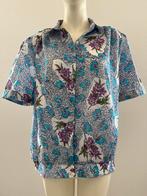 Toffe vintage blouse met bloemen print Maat 42, Kleding | Dames, Blouses en Tunieken, Ophalen of Verzenden, Gedragen, Maat 42/44 (L)