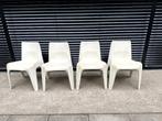 4 Bofinger stoelen Helmut Batzner kleur wit, Ophalen, Kunststof, Gebruikt, Wit