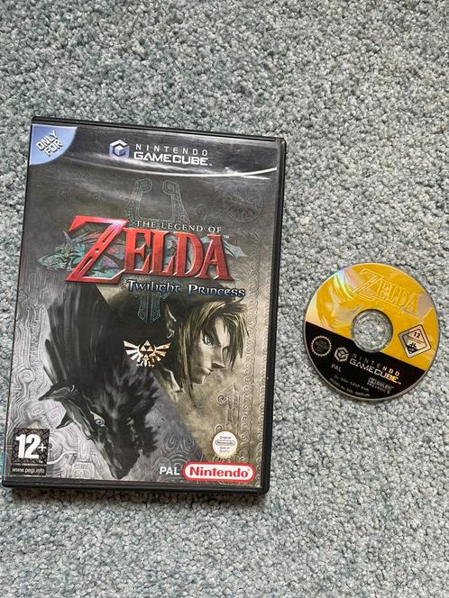 Zelda Twilight Princess met garantie, Spelcomputers en Games, Games | Nintendo GameCube, Zo goed als nieuw, Avontuur en Actie