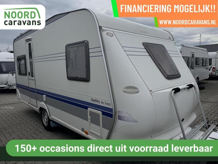 Hobby 495 UFE DE LUXE, FRANSBED, MOVER, FIETSENBDRAGERS, Caravans en Kamperen, Caravans, Bedrijf, tot en met 4, 1000 - 1250 kg