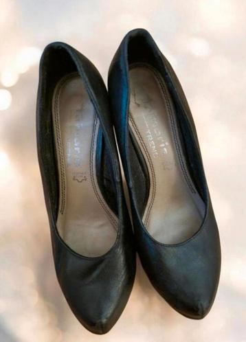 ✨️TAMARIS Leren Zwarte Pumps  - Maat 37 - In goede staat✨️ beschikbaar voor biedingen