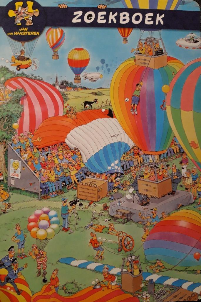 Zoekboek Jan van Haasteren Voorkant luchtballon, Boeken, Kinderboeken | Jeugd | onder 10 jaar, Fictie algemeen, Ophalen of Verzenden