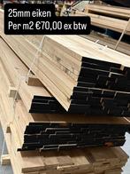 Eiken 25 en 49mm, Ophalen, Zo goed als nieuw, Hout