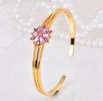 Nieuwe zilveren armband met gemengde edelstenen, Sieraden, Tassen en Uiterlijk, Piercings, Ophalen of Verzenden, Nieuw, Zilver