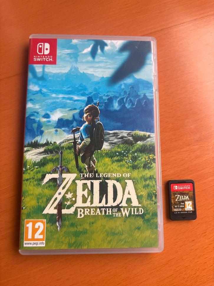 Zelda: Breath of the Wild - Switch, Spelcomputers en Games, Games | Nintendo Switch, Zo goed als nieuw, Avontuur en Actie, 1 speler