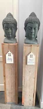 2 steigerhouten zuilen, Huis en Inrichting, Woonaccessoires | Zuilen en Pilaren, Ophalen, Zo goed als nieuw