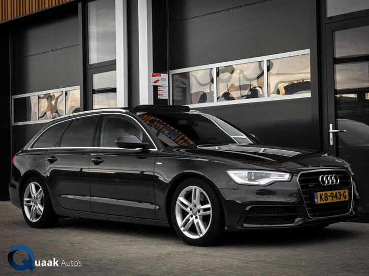 Audi A6 3.0 TDI Quattro S-Line 245PK | PANO | CARPLAY | TREK, Auto's, Audi, Bedrijf, Te koop, A6, 4x4, ABS, Achteruitrijcamera