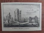 53 / Huis te Kleef Haarlem Gravure 18e eeuw A. Rademaker, Ophalen of Verzenden