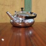 Theepot chroom metaal Bredemeijer Hilversum origineel, Ophalen of Verzenden