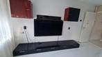 Tv-meubelset zwart hoogglans, Huis en Inrichting, Ophalen, Gebruikt, 25 tot 50 cm, Minder dan 100 cm