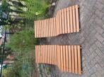 2 nieuwe ligbedden te koop, Ophalen, Nieuw, Hout, Verstelbaar