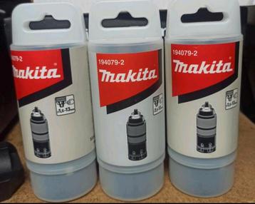 3x Nieuwe Makita Metalen snelspanboorkop BIEDEN MAAR..... beschikbaar voor biedingen