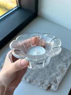 Vintage Lasisepat Finnish Glass Candle Holder/Bowl, Ophalen of Verzenden, Glas