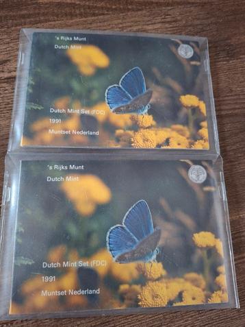 1991 Muntset Nederland (2 sets) beschikbaar voor biedingen