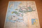 Oude kaart - De Stormvloed van 1953 - Zeeland, Boeken, Atlassen en Landkaarten, Nederland, Gelezen, Ophalen of Verzenden, 1800 tot 2000