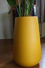 Elho Pure Cone High 45 cm Okergeel, Kunststof, 40 cm of meer, Rond, Zo goed als nieuw