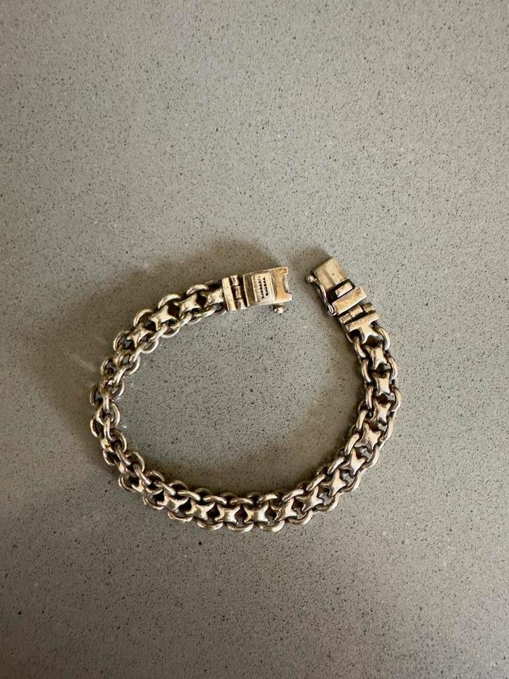 Buddha the buddha armband l Joost l Uniseks, Sieraden, Tassen en Uiterlijk, Armbanden, Zo goed als nieuw, Zilver, Ophalen of Verzenden