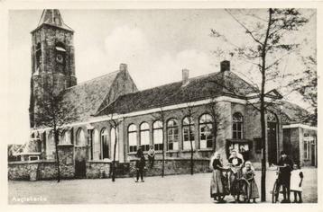 Aagtekerke - dorpsgezicht met kerk - ongelopen beschikbaar voor biedingen
