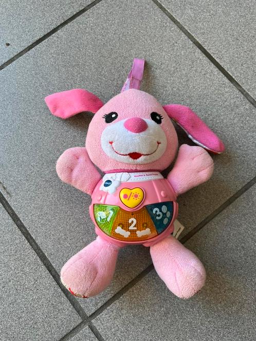 VTech knuffel & speel puppy, Kinderen en Baby's, Speelgoed | Vtech, Zo goed als nieuw, 6 maanden tot 2 jaar, Ophalen of Verzenden