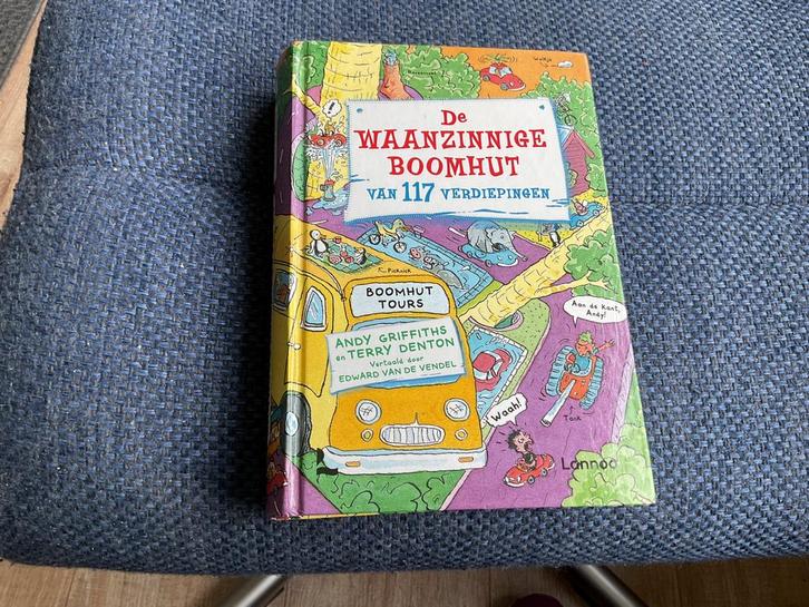 Terry Denton - De waanzinnige boomhut van 117 verdiepingen, Boeken, Kinderboeken | Jeugd | onder 10 jaar, Zo goed als nieuw, Fictie algemeen