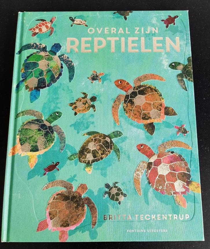 Overal zijn reptielen. Britta Teckentrup, Boeken, Overige Boeken, Zo goed als nieuw, Ophalen of Verzenden
