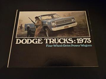 Brochure Dodge Trucks 1973 USA  beschikbaar voor biedingen
