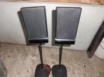 JVC muziek boxen op statief 2 stuks, Ophalen, Gebruikt, JVC, Surroundset zonder subwoofer
