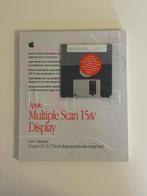 Apple Multiple Scan 15AV handleiding + originele floppy -ENG, Ophalen of Verzenden, Apple