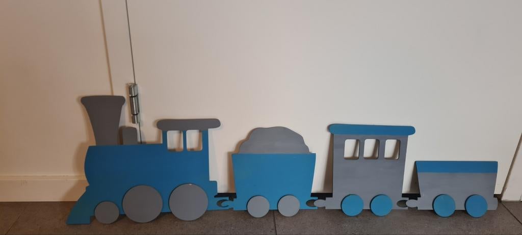 Houten Trein Muurdecoratie Kinderkamer, Kinderen en Baby's, Ophalen of Verzenden, Zo goed als nieuw