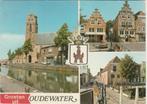 OUDEWATER Kerk Gevels Mini Brug Groeten, Gelopen, Utrecht, 1960 tot 1980, Verzenden