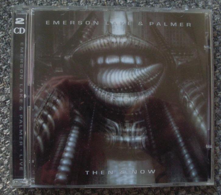 Emerson, Lake & Palmer - Then & Now (2CD) Live, Cd's en Dvd's, Cd's | Rock, Zo goed als nieuw, Progressive, Ophalen of Verzenden