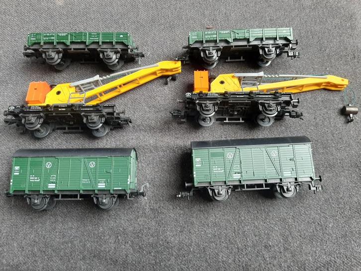 fleischmann kraan, Hobby en Vrije tijd, Modeltreinen | H0, Zo goed als nieuw, Treinset, Gelijkstroom, Fleischmann, Ophalen of Verzenden
