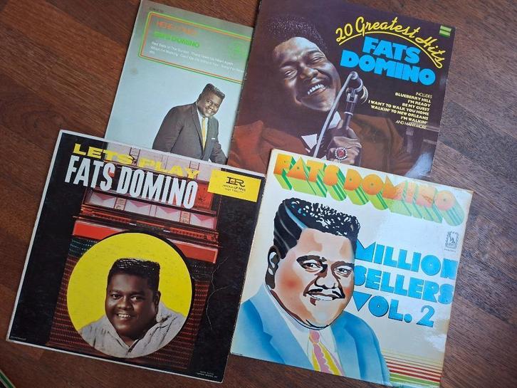FATS DOMINO - 4 prima LP's, Cd's en Dvd's, Vinyl | Pop, Gebruikt, 1960 tot 1980, 12 inch, Ophalen of Verzenden