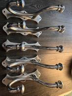 5 Metalen Kapstokhaken - Wandhaken, Gebruikt, Wandhaken, Ophalen of Verzenden, Minder dan 100 cm