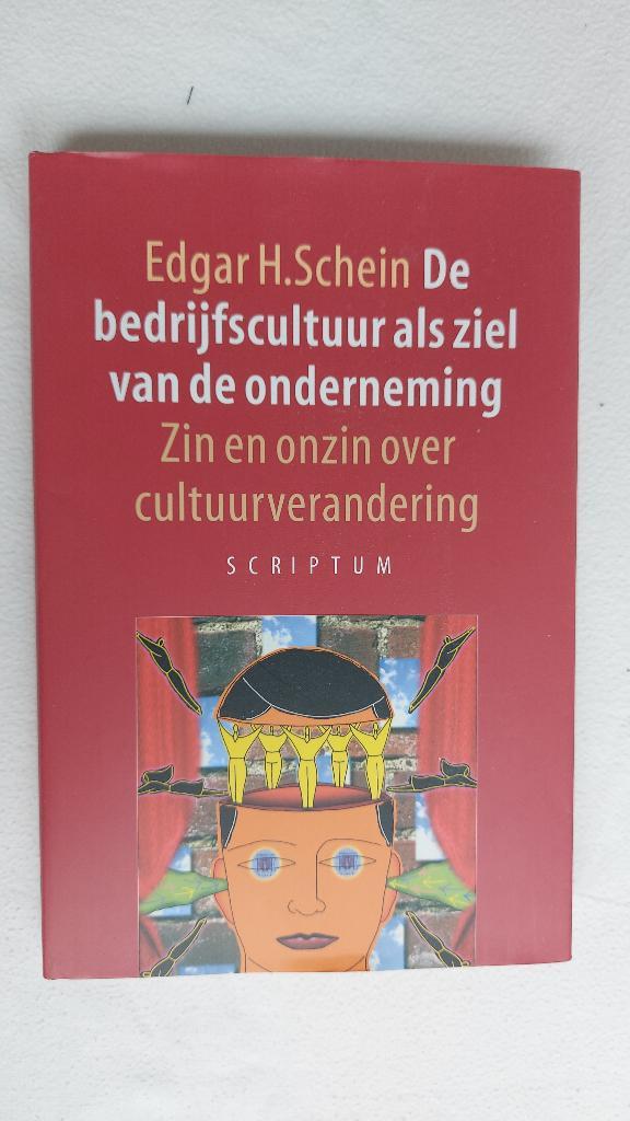 De bedrijfscultuur als ziel van de onderneming, E.H. Schein, Boeken, Advies, Hulp en Training, Zo goed als nieuw, Ophalen of Verzenden