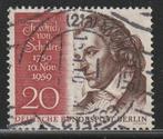 Berlijn 1959 190 Von Schiller, Gest, Postzegels en Munten, Postzegels | Europa | Duitsland, Ophalen of Verzenden, Overige periodes